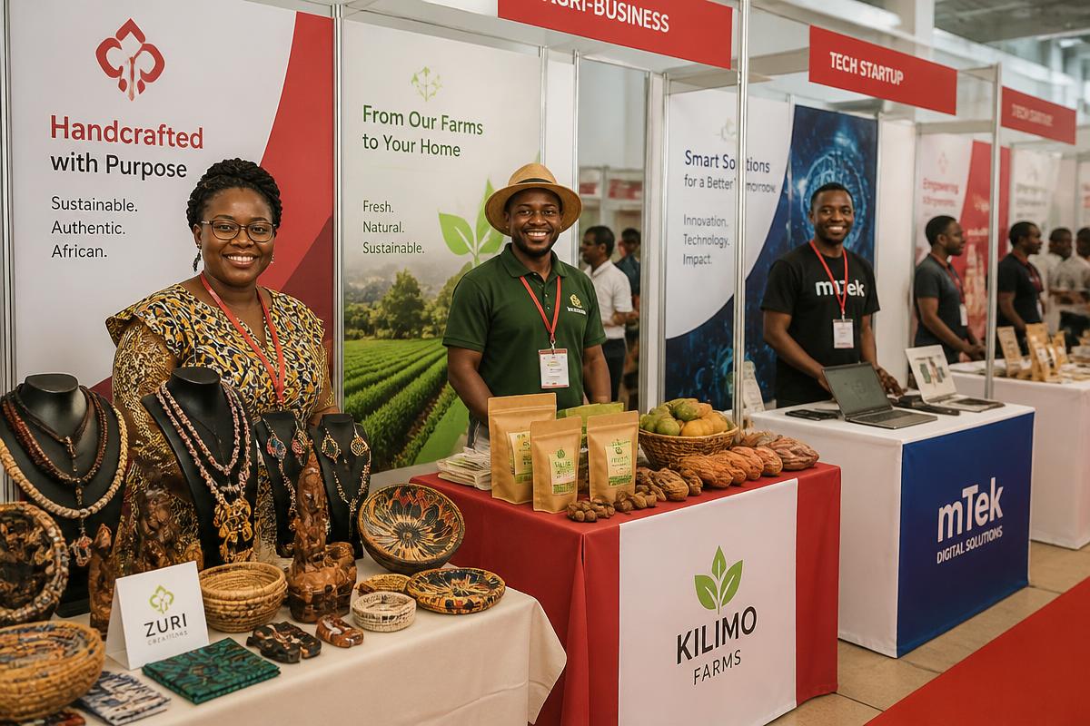 Member businesses exhibiting at a CBF expo