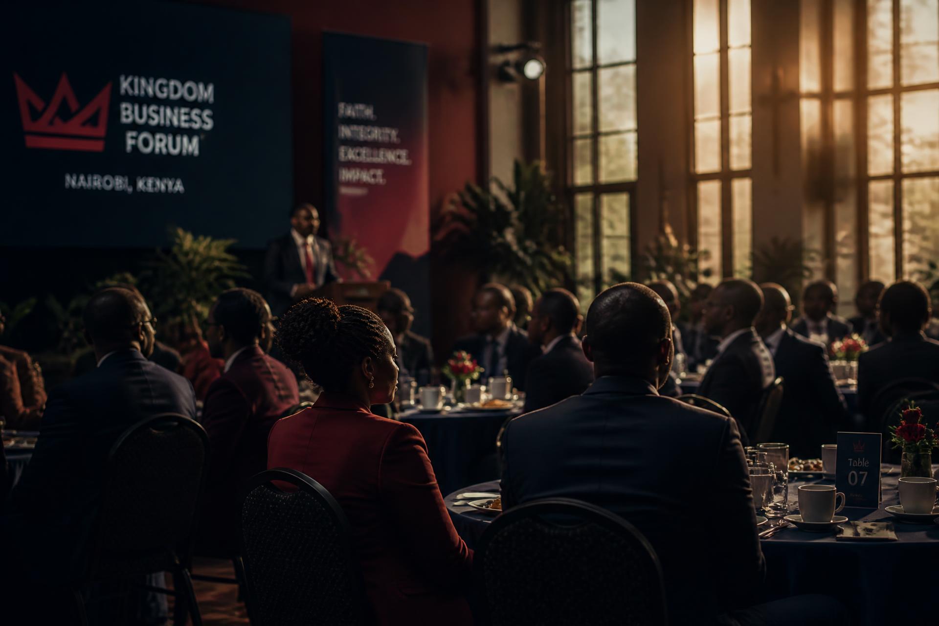 Members of the CITAM Business Forum Ruiru at a breakfast gathering